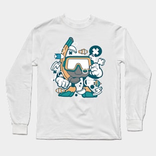 Diving lover Long Sleeve T-Shirt